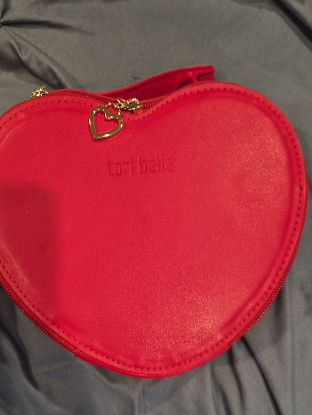 Tori Belle Red Heart Bag